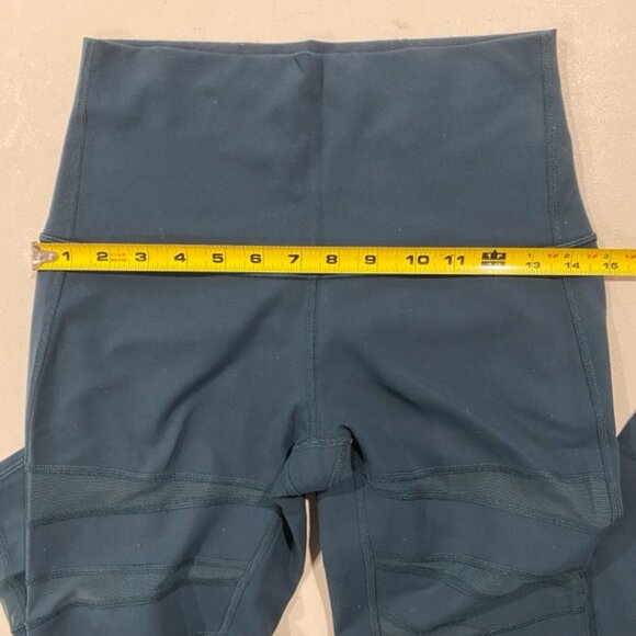Lululemon Wunder Under High-Rise Tech Mesh Leggings Teal Size 4, XS - Picture 8 of 11